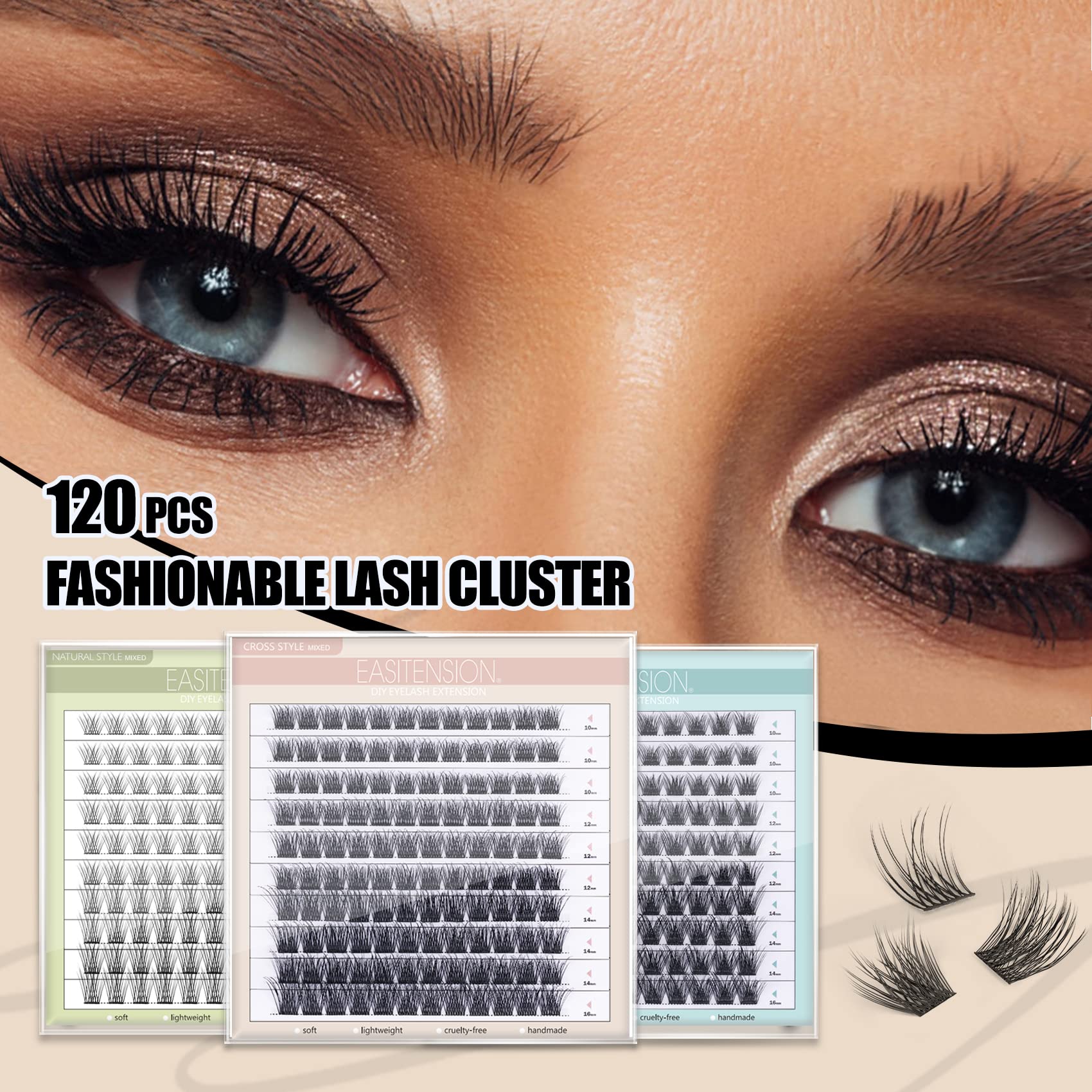 EASITENSION: conjunto de clusters para un acabado natural y discreto.