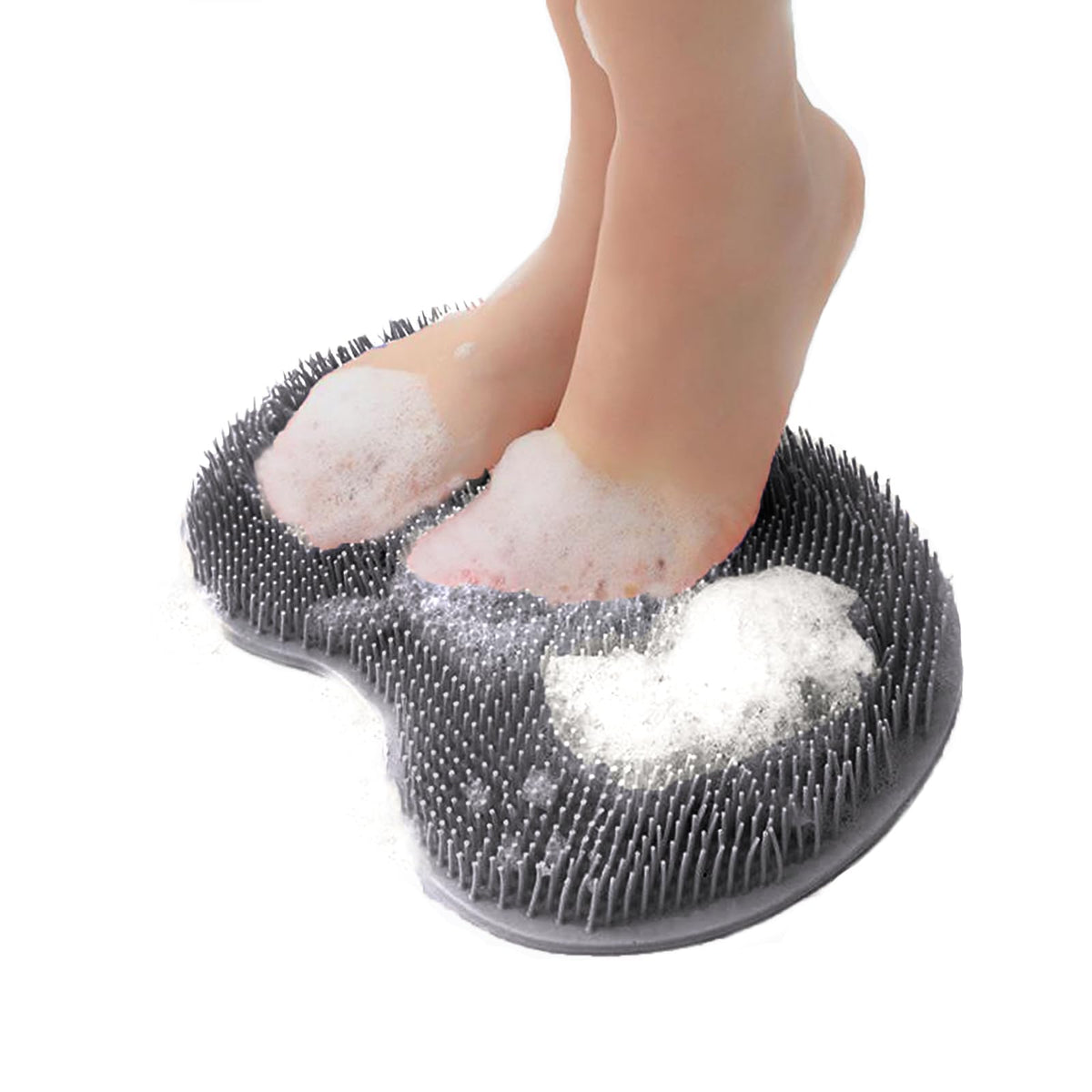 Easkite exfoliante para pies en la ducha facilita una limpieza suave.