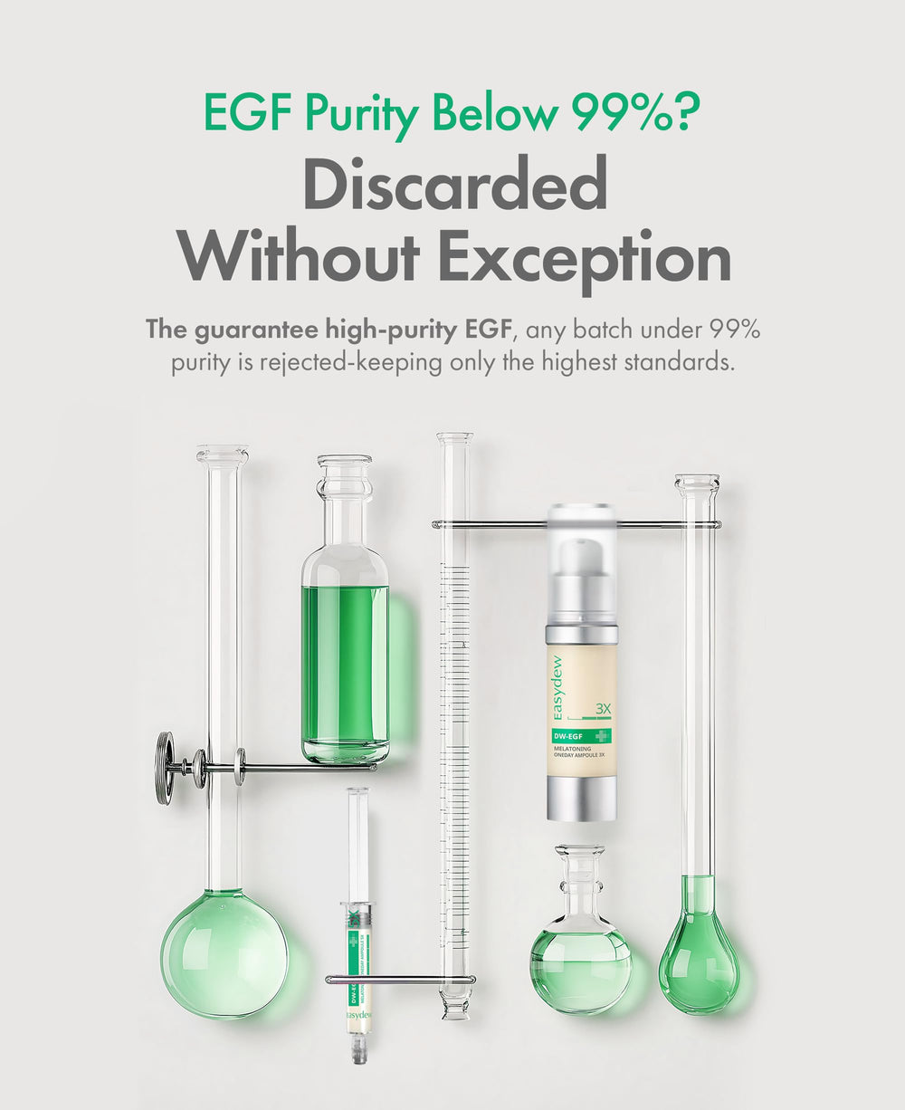 Easydew DW-EGF Melatonina serum, uso diurno para rutina diaria.