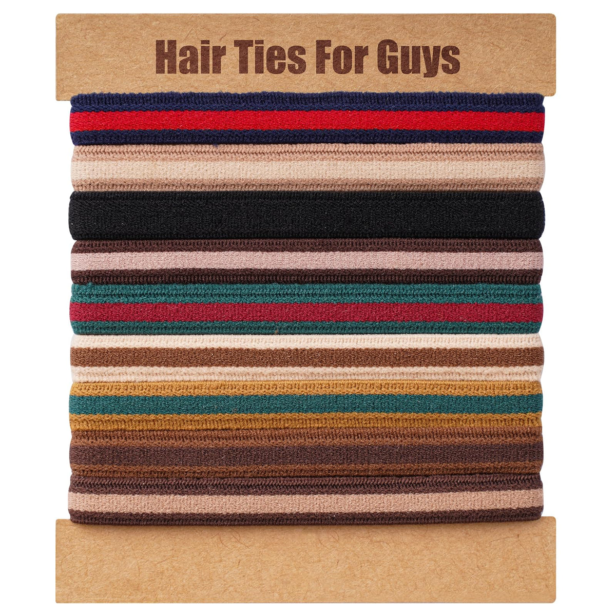 Lazos de pelo trenzados EasYoung para hombres, prácticos y duraderos.