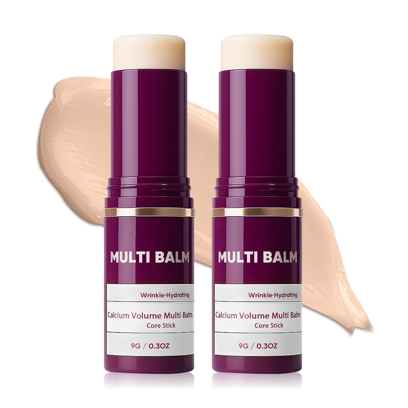 Eaton Kang Calcium Multi Balm aplicado en la frente para hidratación suave