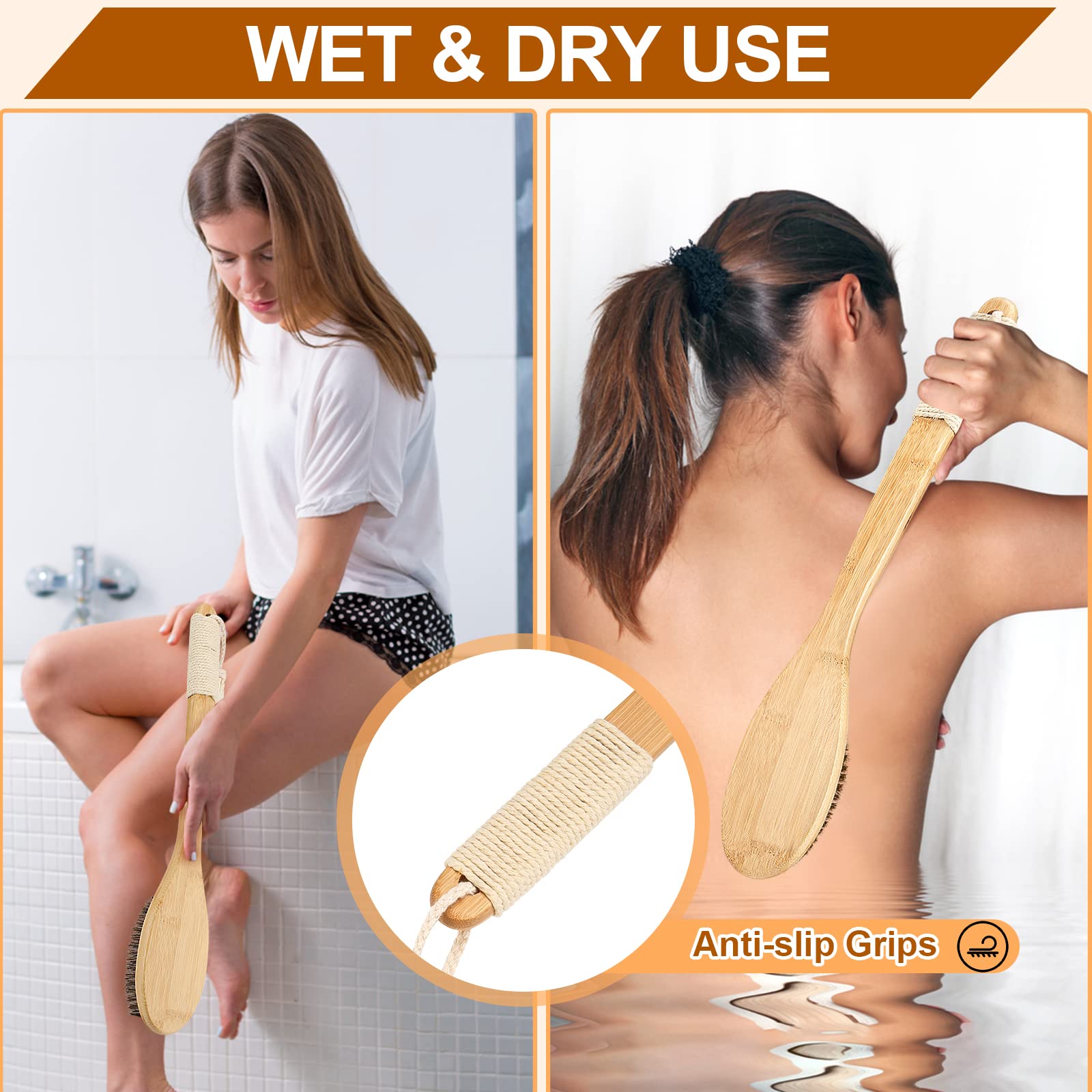 eaxun uso bajo la ducha para exfoliación profunda de la piel