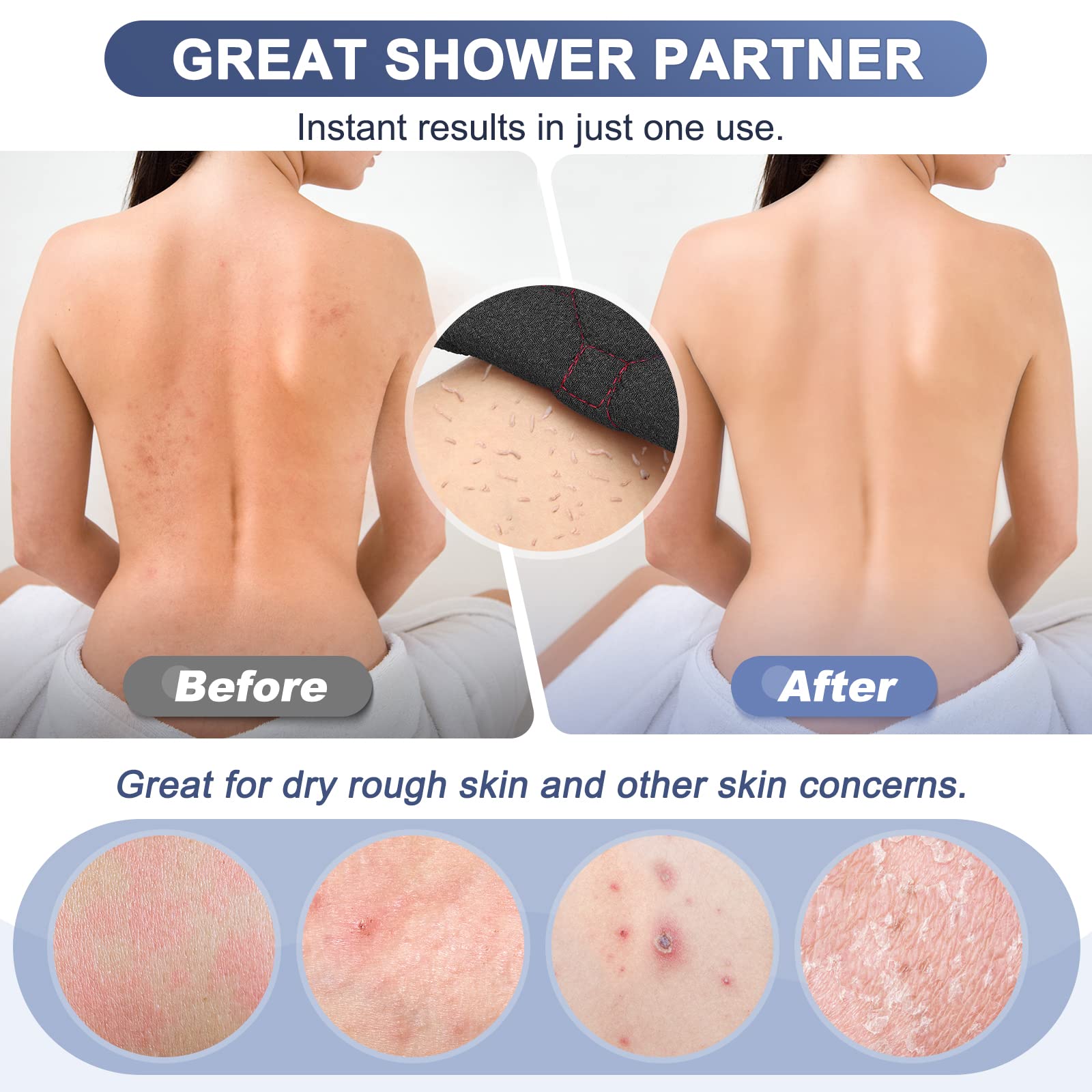 Eaxun exfoliante cuida la piel sensible con suavidad.