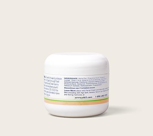 eb5 aplicación crema rostro y cuello para suavizar líneas.