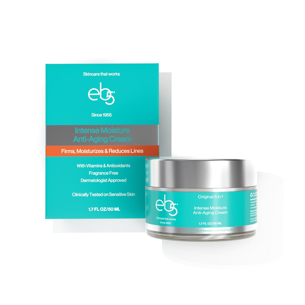eb5 crema facial hidratante intensa para rostro y cuello, textura suave