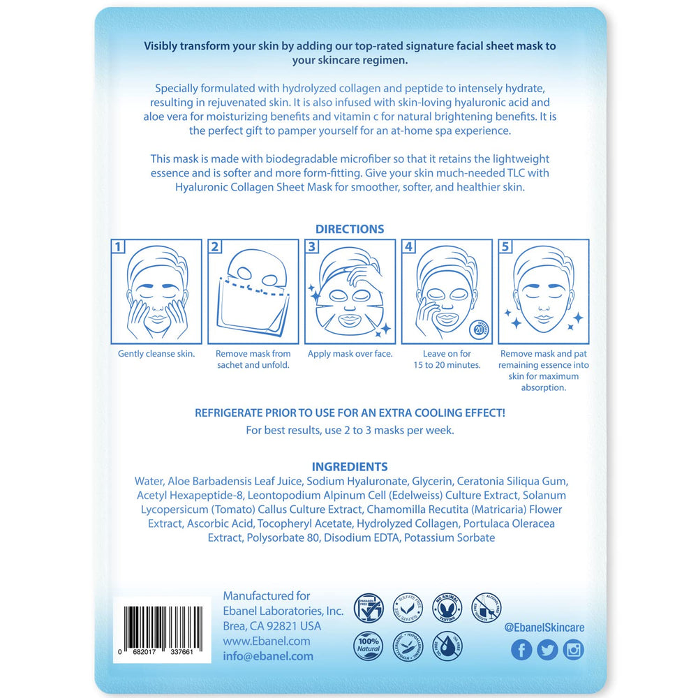Ebanel 15-minute mask for quick self-care and spa-like results