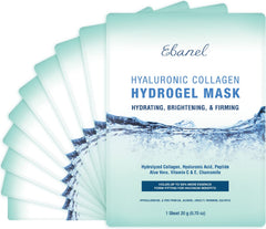 Mascarilla hidrogel de Ebanel con colágeno para hidratación profunda y firmeza suave para la piel.