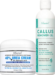 Ebanel set-callos-pies-gel exfoliante para suavizar callos de forma suave.