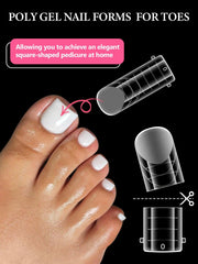 EBANKU formas duales para uñas de los pies con asa para moldear.