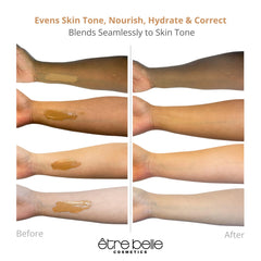êb être belle – scène d’application rapide pour une routine matin.