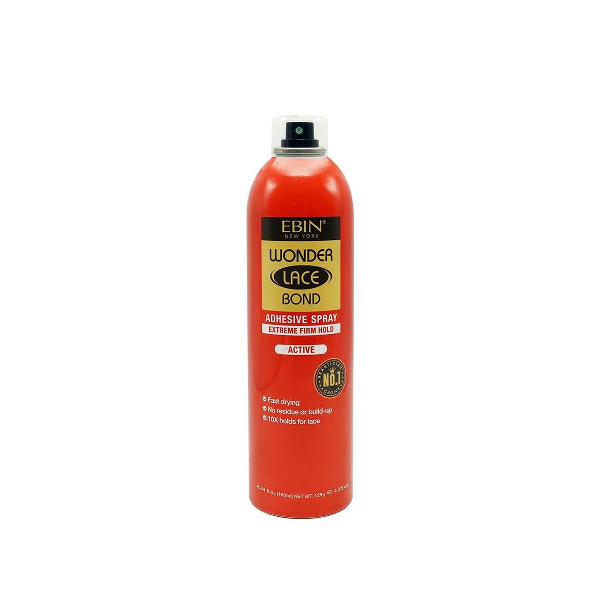 EBIN NEW YORK Wonder Lace Bond Spray, adhesivo para lace en atomizador, fijación rápida y limpia.