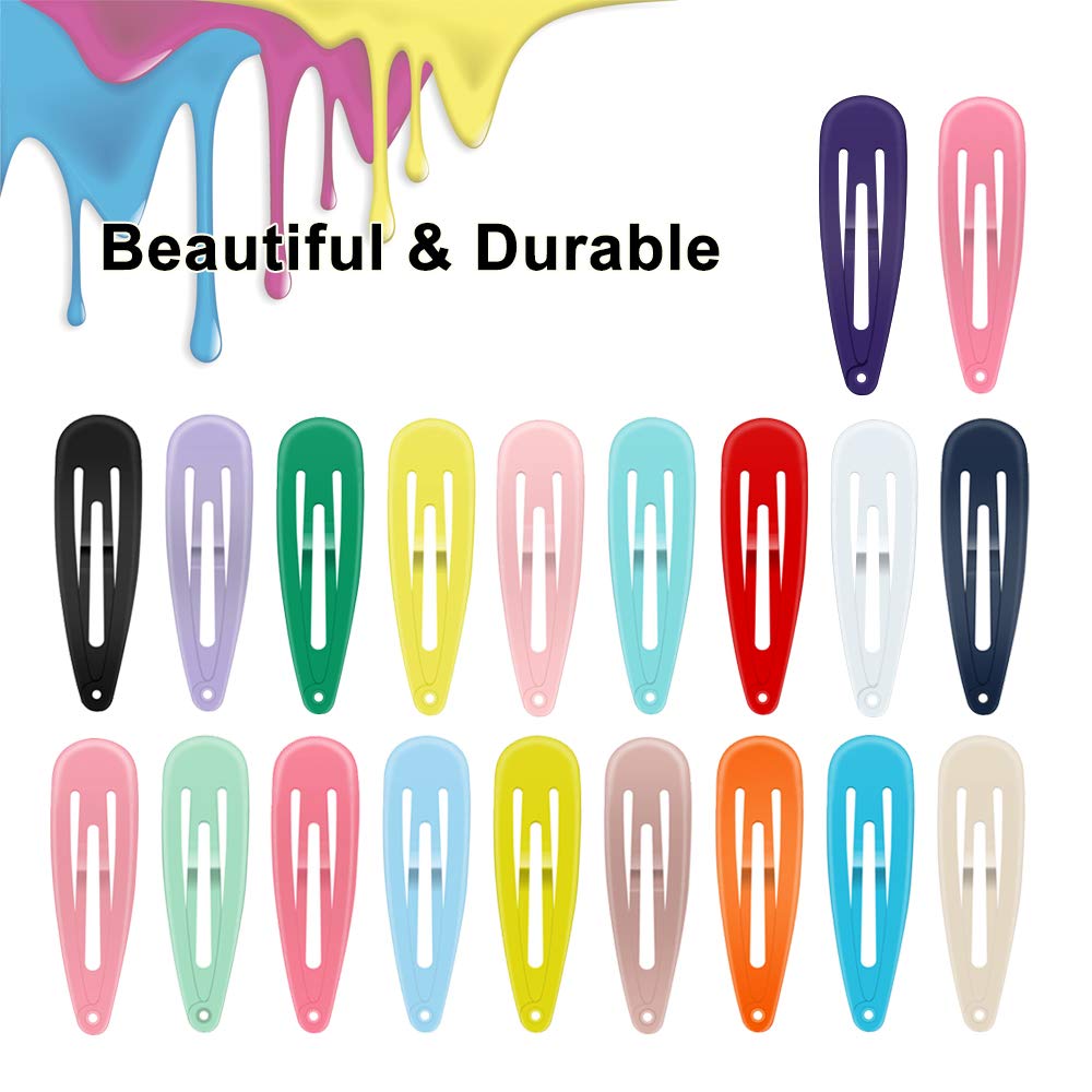 Pinzas ECADY de 20 colores vivos, ideales para combinar con cualquier atuendo.