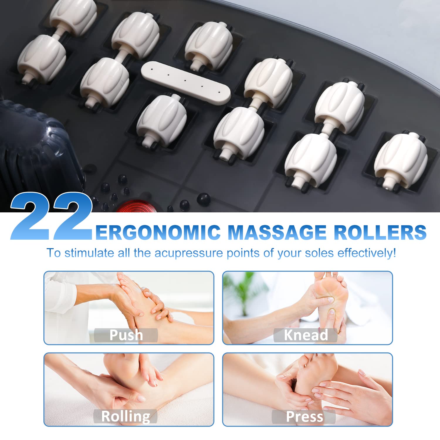 ECARBME spa de pies en empaque regalo para ocasiones especiales.