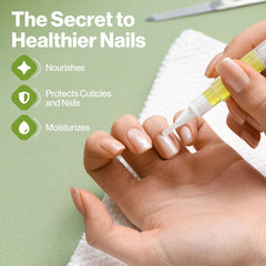 ECCO PURE pen fortalecimiento de uñas gracias a nutrición profunda.