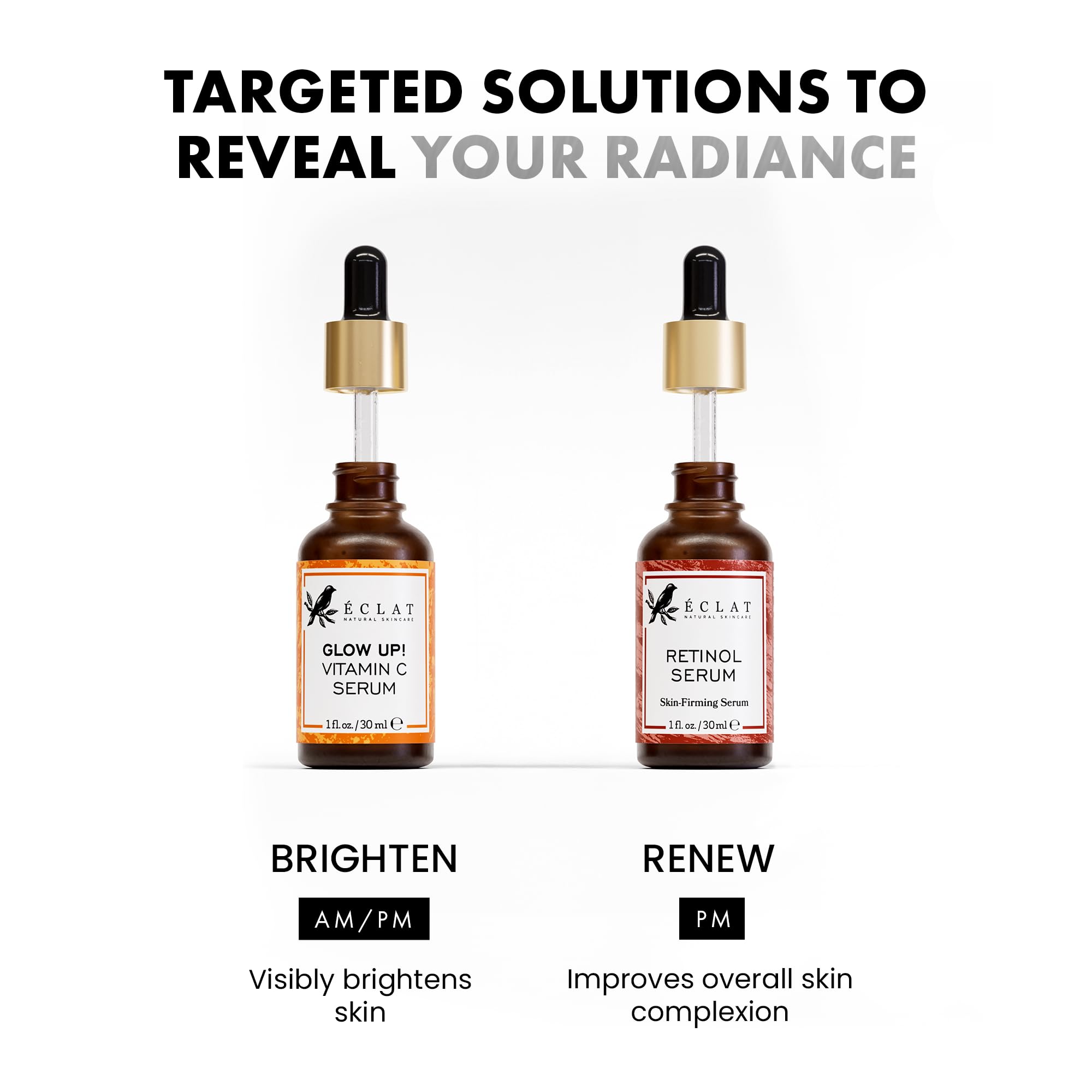 Eclat Skincare: estuche del set, ideal para regalo y cuidado diario