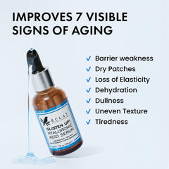 Sérum Eclat Skincare con B5 y té verde; antioxidantes para brillo natural.