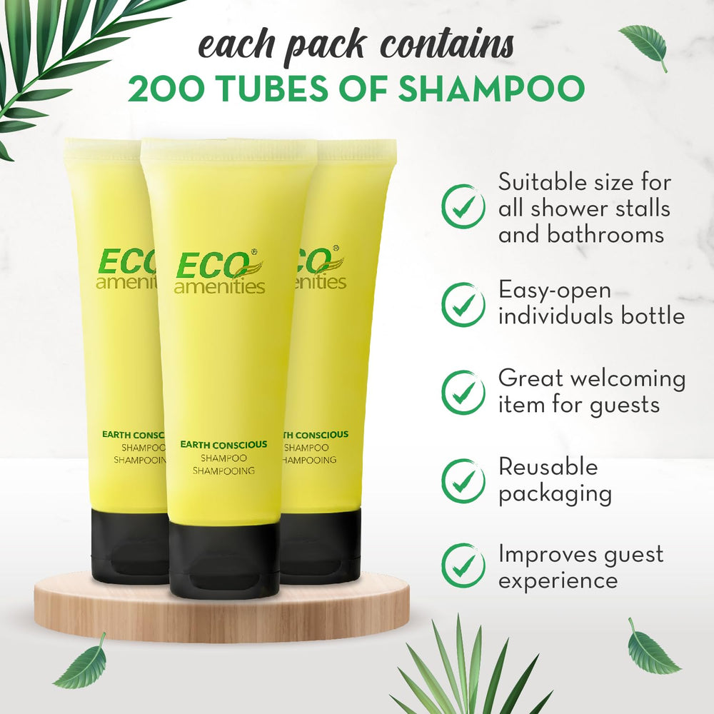 Eco Amenities: producto aprobado para viajes TSA, seguro en transporte aéreo.