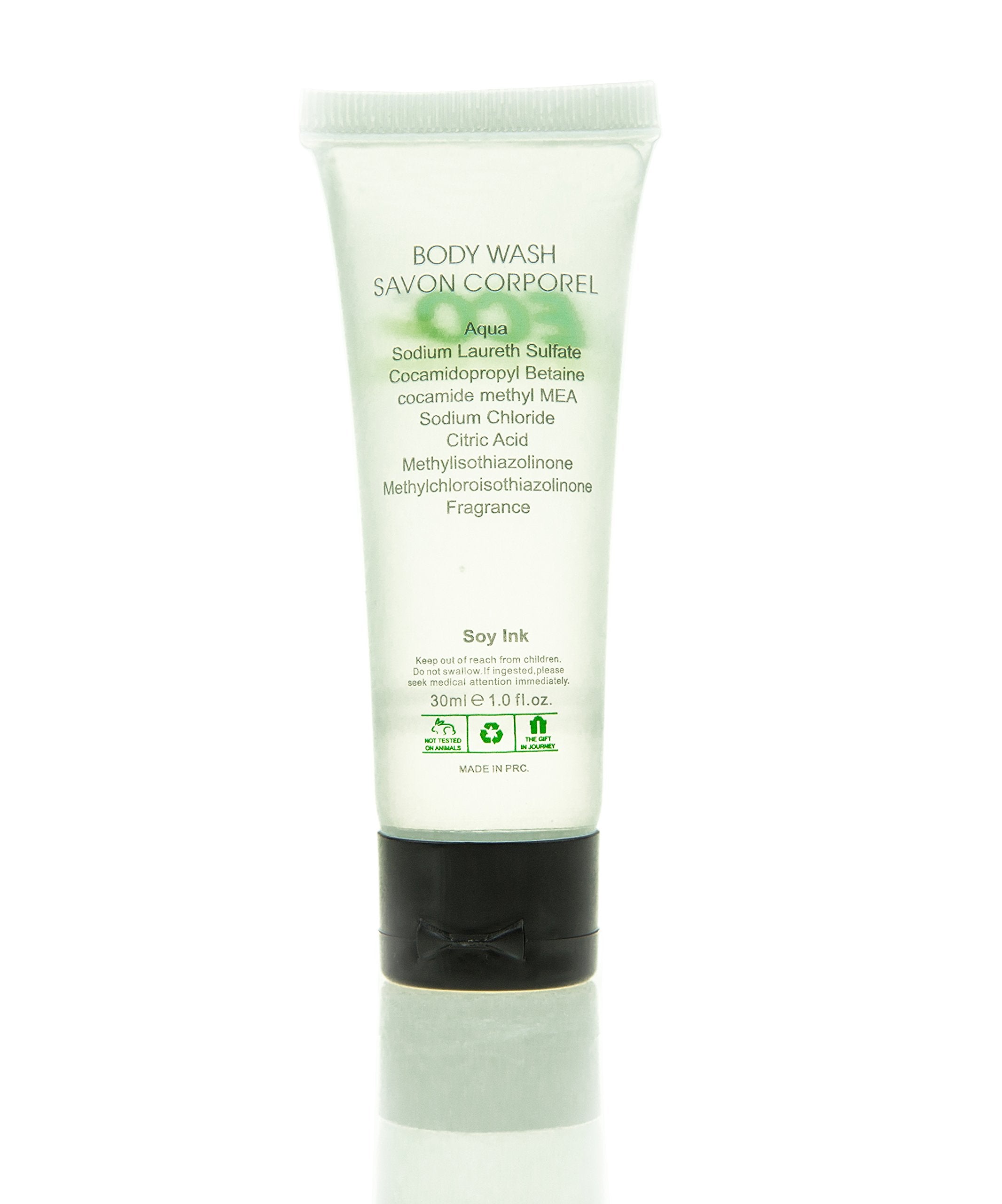 Envase biodegradable de ECO amenities, opción sostenible para huéspedes.
