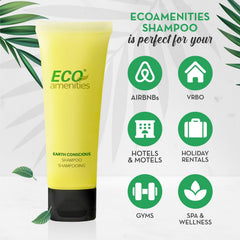 Eco Amenities: fragancia de té verde en shampoo, experiencia fresca para huéspedes.