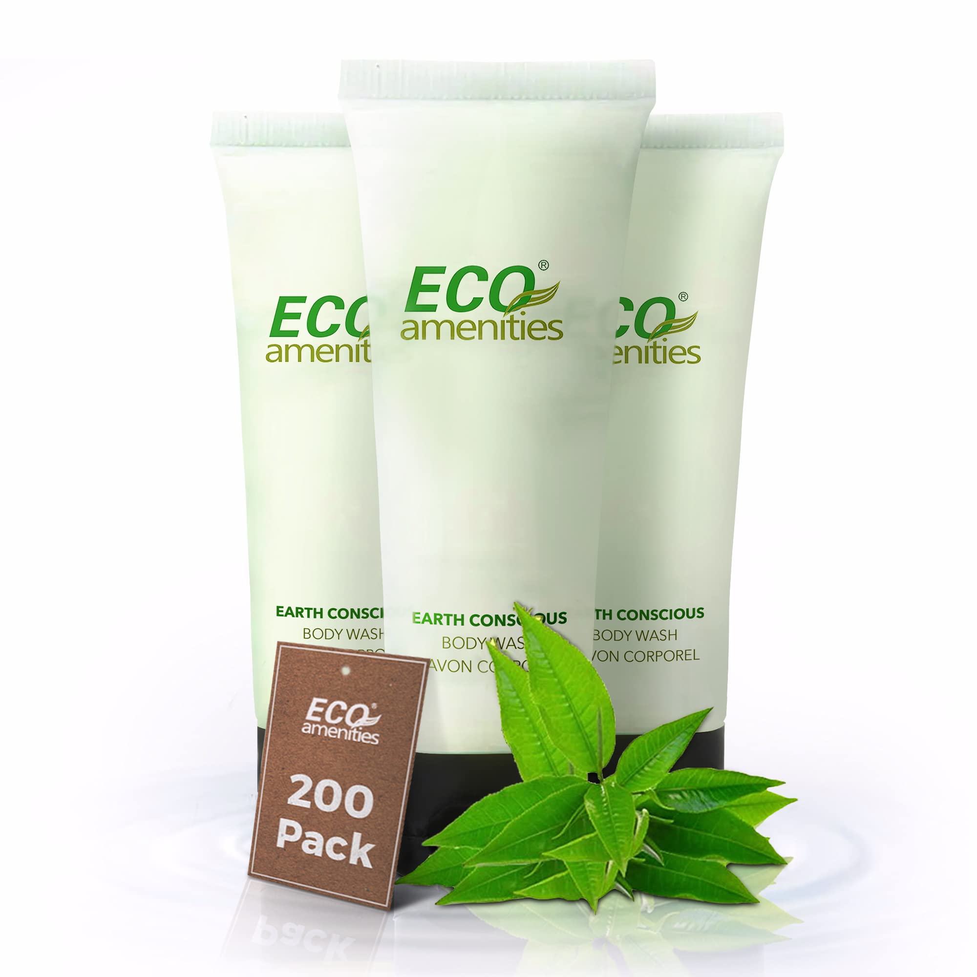 ECO amenities gel de baño de viaje 30 ml, perfecto para estancias.</