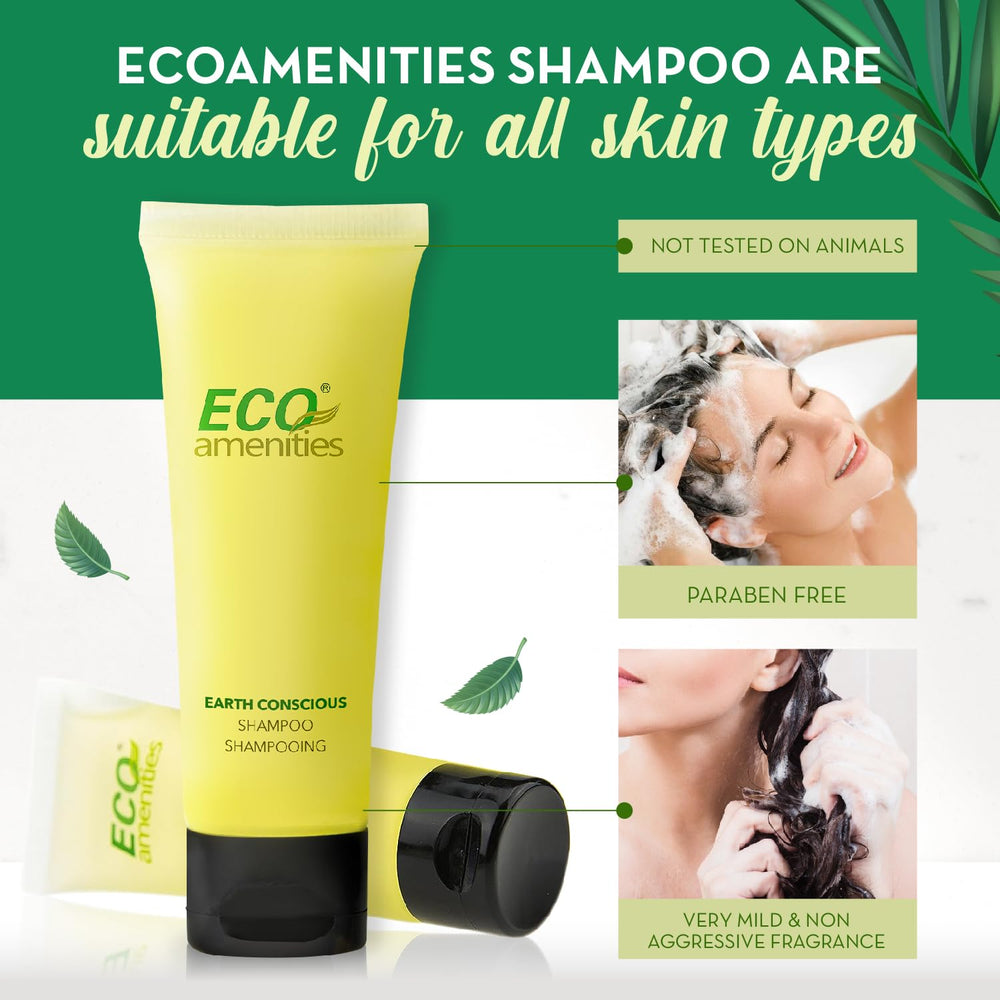 Eco Amenities: tubo de 30 ml, tamaño perfecto para viaje.