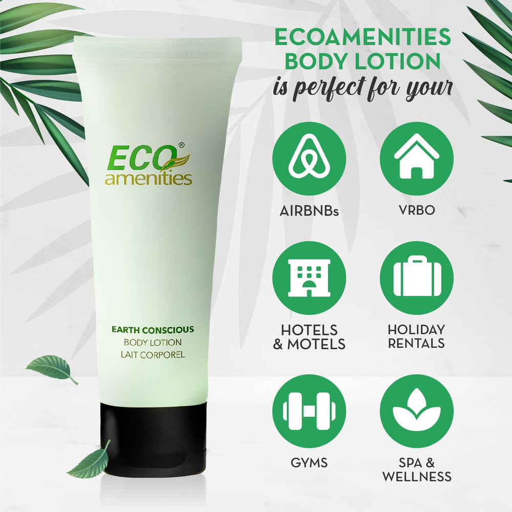 Tubo loción té verde ECO amenities, 30 ml con aroma suave