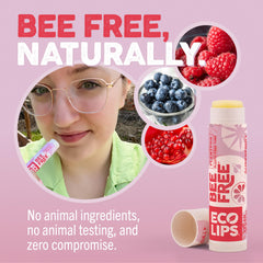 Eco Lips Bee Free: barras labiales veganas para labios secos