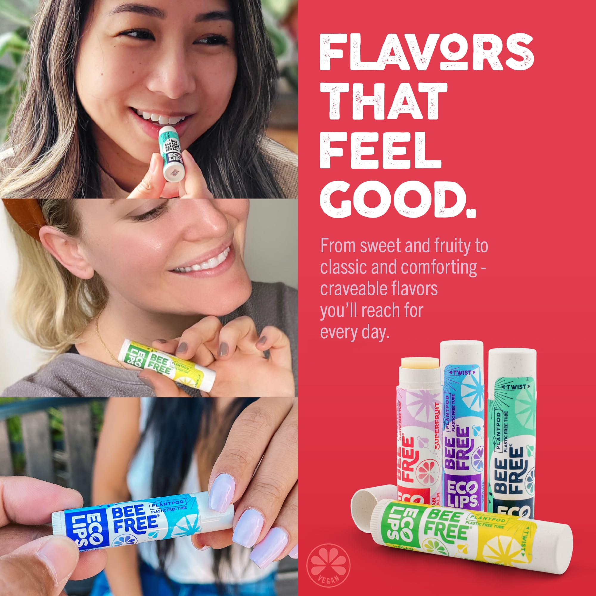 Eco Lips Bee Free: packaging sostenible que minimiza residuos