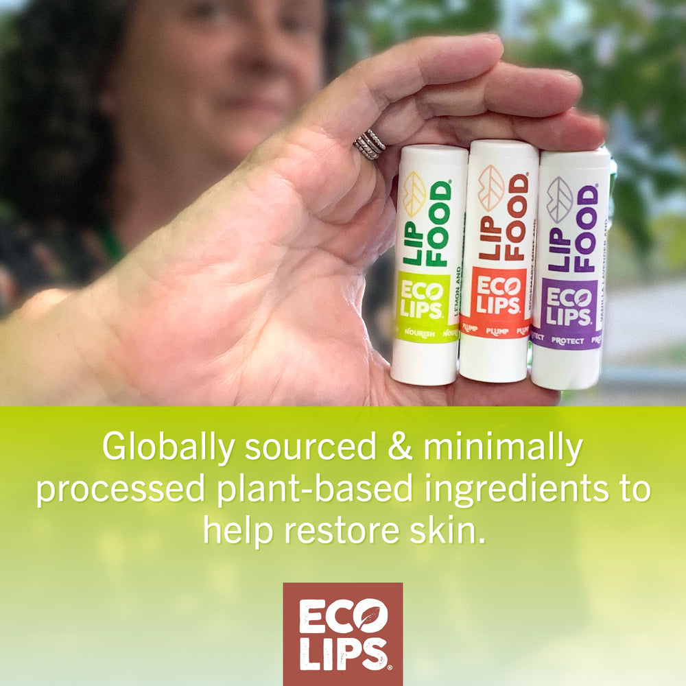 Eco Lips Lip Food textura cremosa aplicada suavemente en labios
