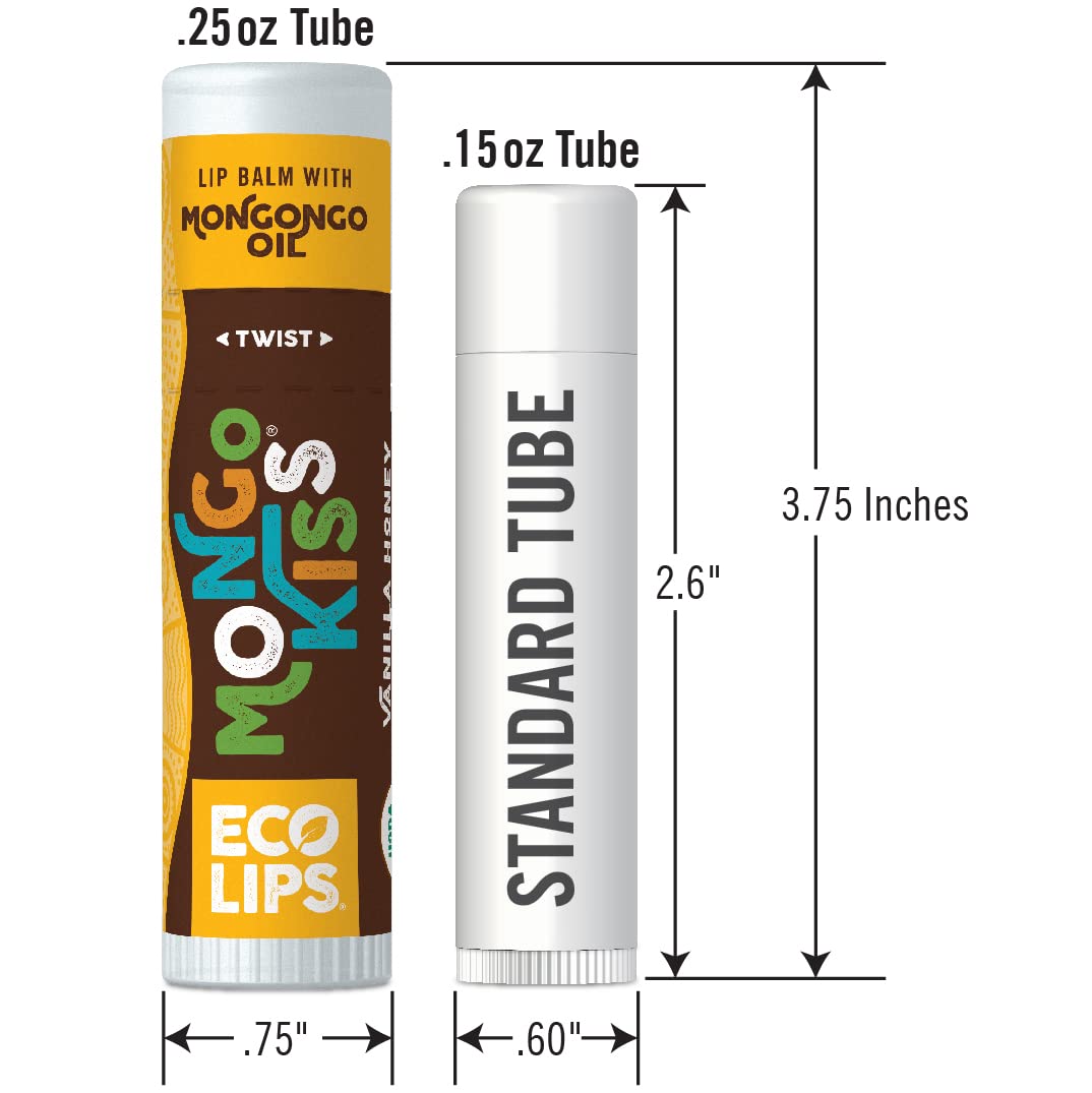 Eco Lips Mongo Kiss applying lip balm for quick hydration.