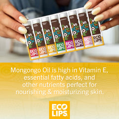 Eco Lips Mongongo aceite, fórmula natural para una sensación suave en labios