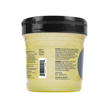 Eco Style Gel aplicación en mano facilita peinado suave y control del volumen.