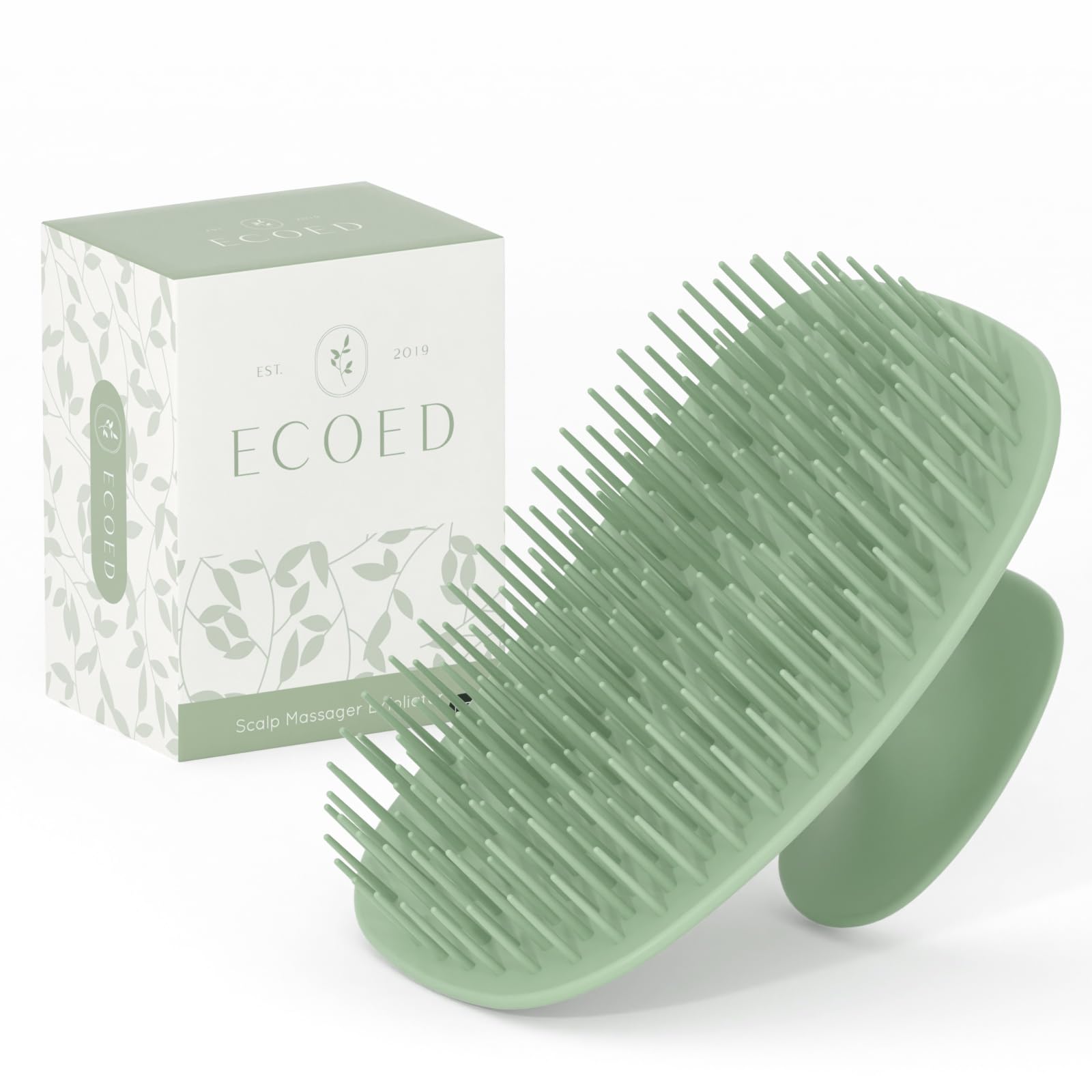 ecoed cepillo masaje cuero cabelludo para una experiencia suave y estimulante