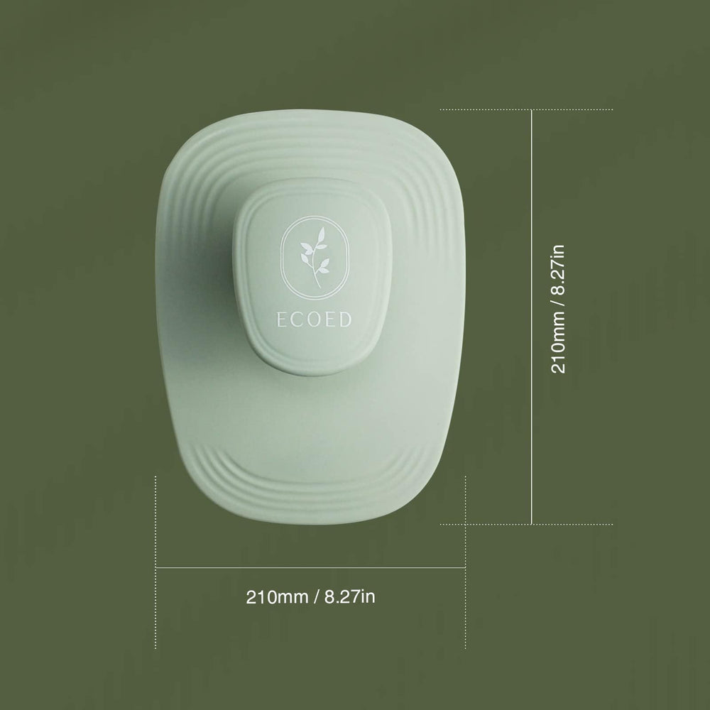 ecoed mango ergonómico para un agarre cómodo durante la ducha