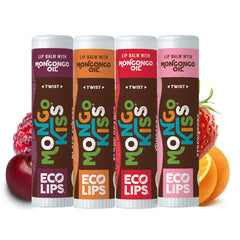 Eco Lips Mongo Kiss Blood Orange tube for daily hydration and bright scent