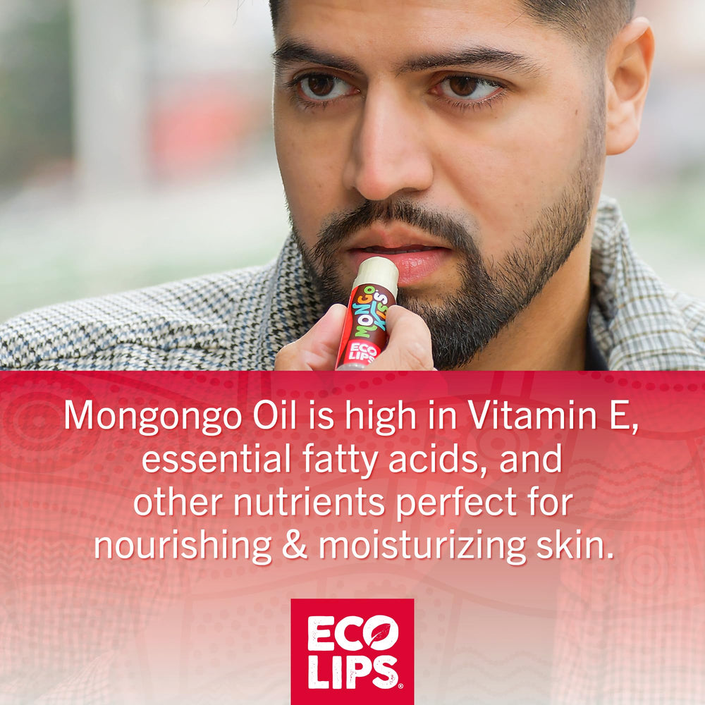 Eco Lips Mongo Kiss: embalaje reciclado visible.