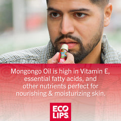 Eco Lips Mongo Kiss: embalaje reciclado visible.