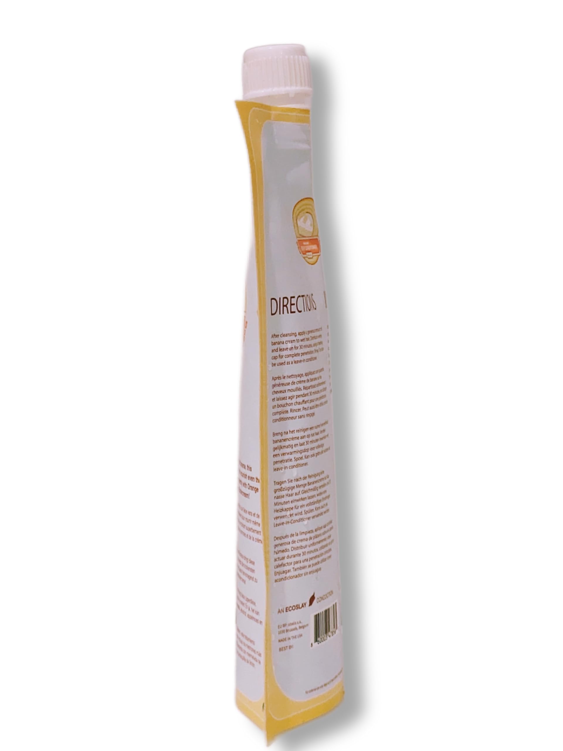 Ecoslay Banana Cream desenredo suave que facilita peinado diario