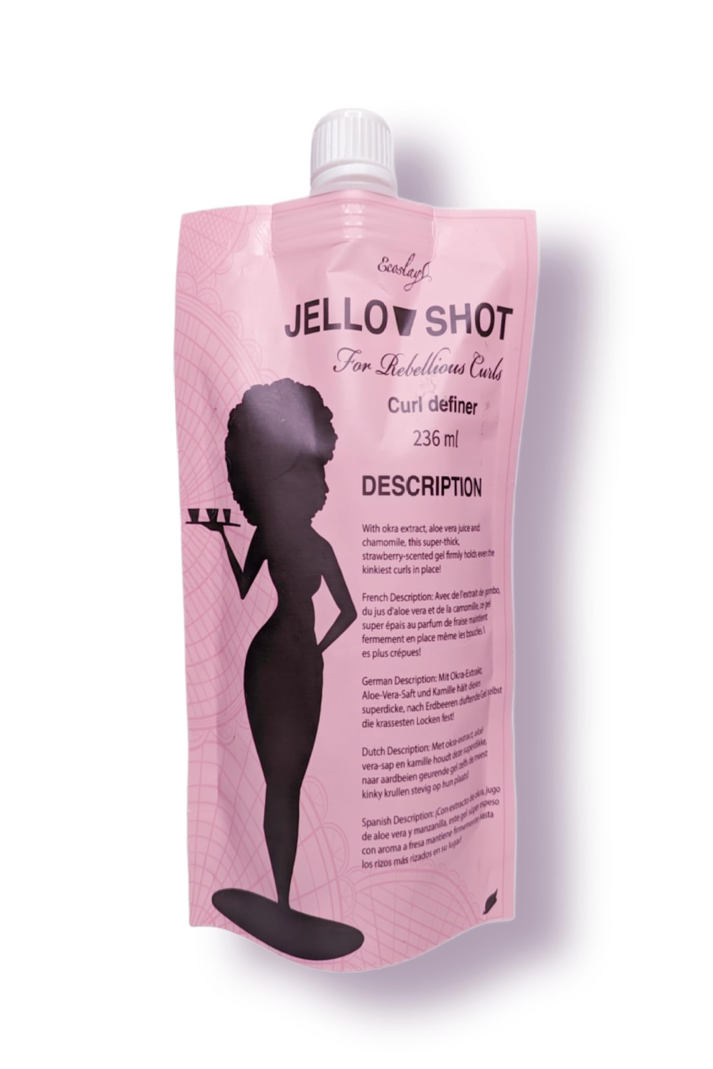 Ecoslay Jello Shot Gel: aplicación suave para definición duradera de rizos