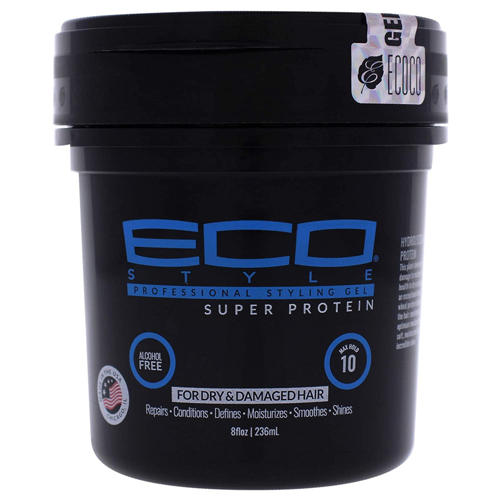 Eco Style Gel Regular envase 8oz: diseño limpio y práctico para uso diario.
