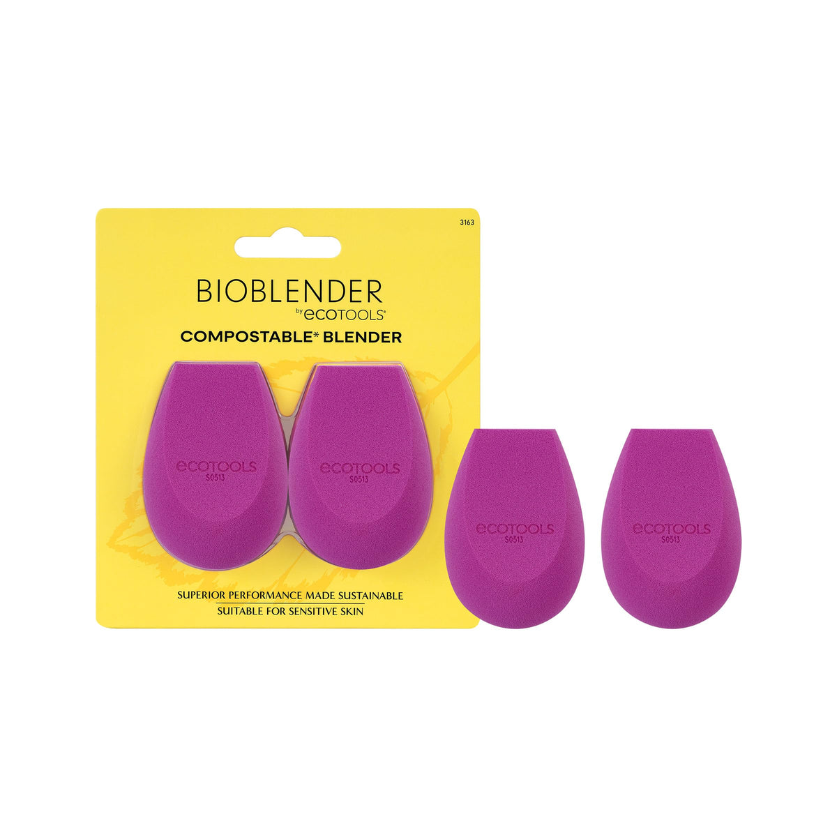 EcoTools Bioblender Duo en empaque sostenible para una compra consciente