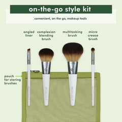 EcoTools On-The-Go brocha rostro multitarea para aplicación rápida y uniforme.
