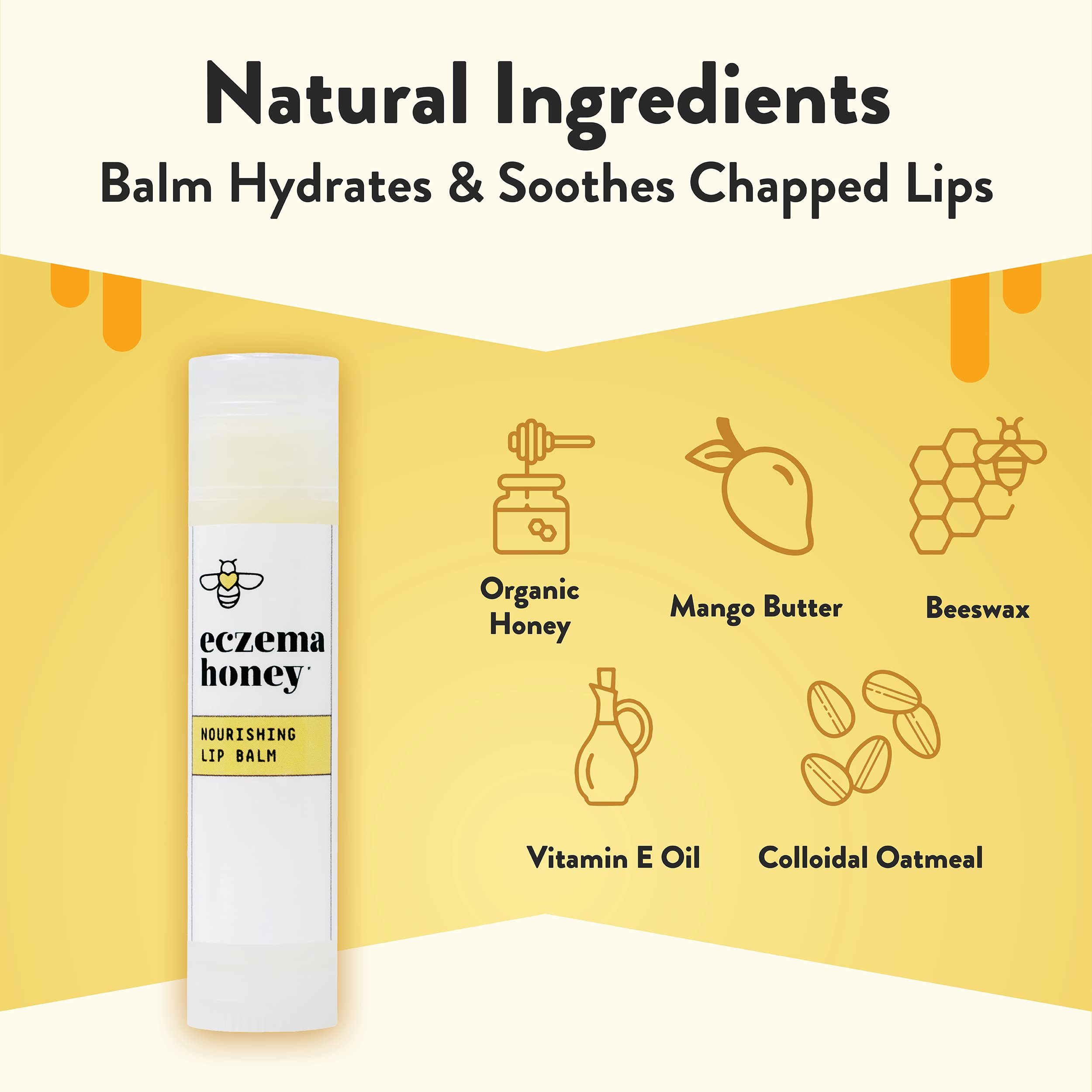 Aplicador suave de ECZEMA HONEY facilita la aplicación sin irritación