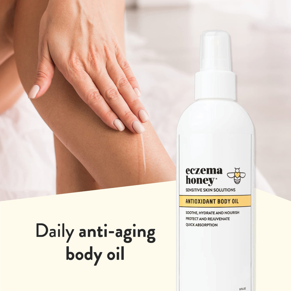 ECZEMA HONEY Cuidado diario para piel sensible y cómoda.