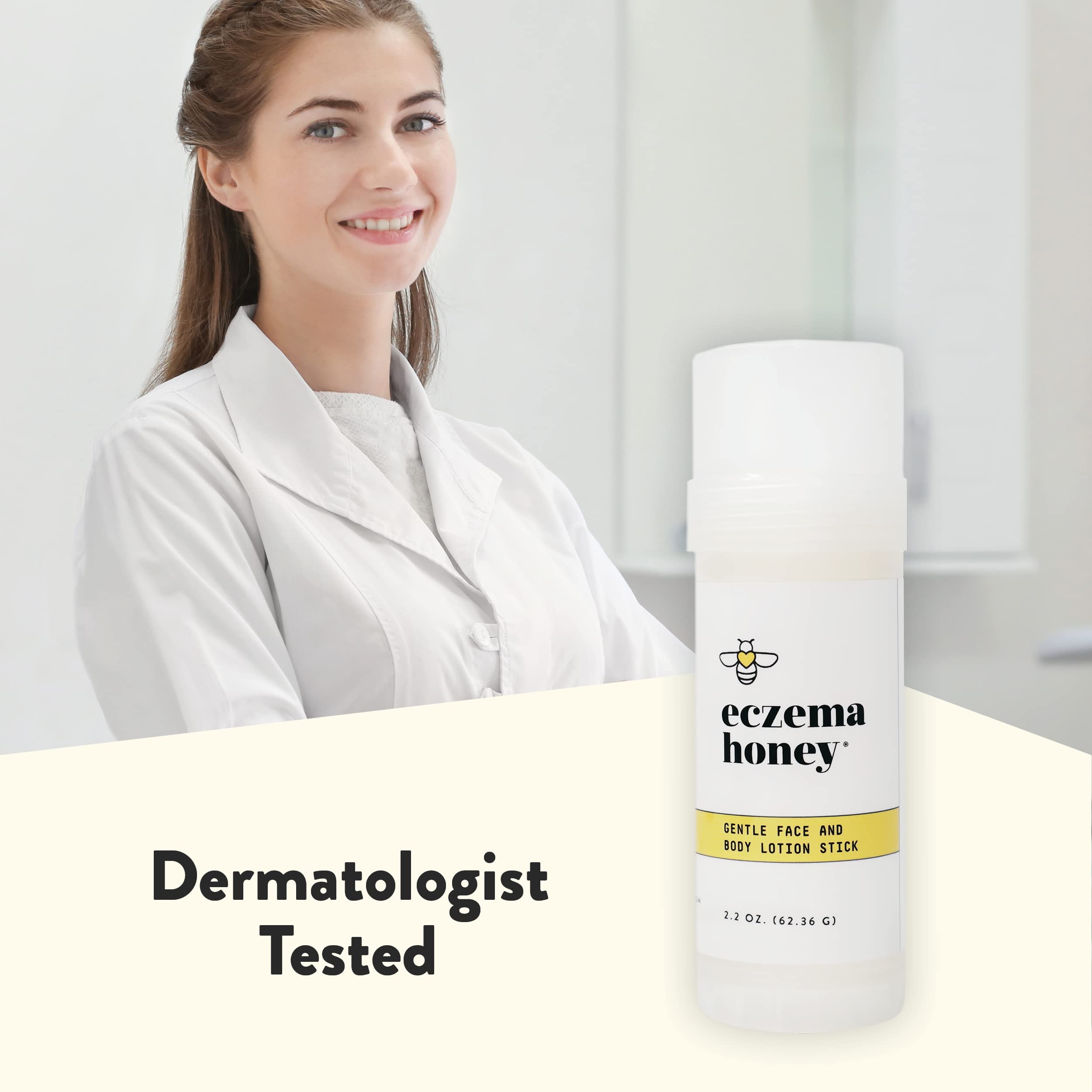 ECZEMA HONEY envase portátil, aplicación cómoda.