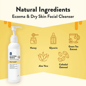 ECZEMA HONEY espuma facial: limpieza eficaz sin irritación.