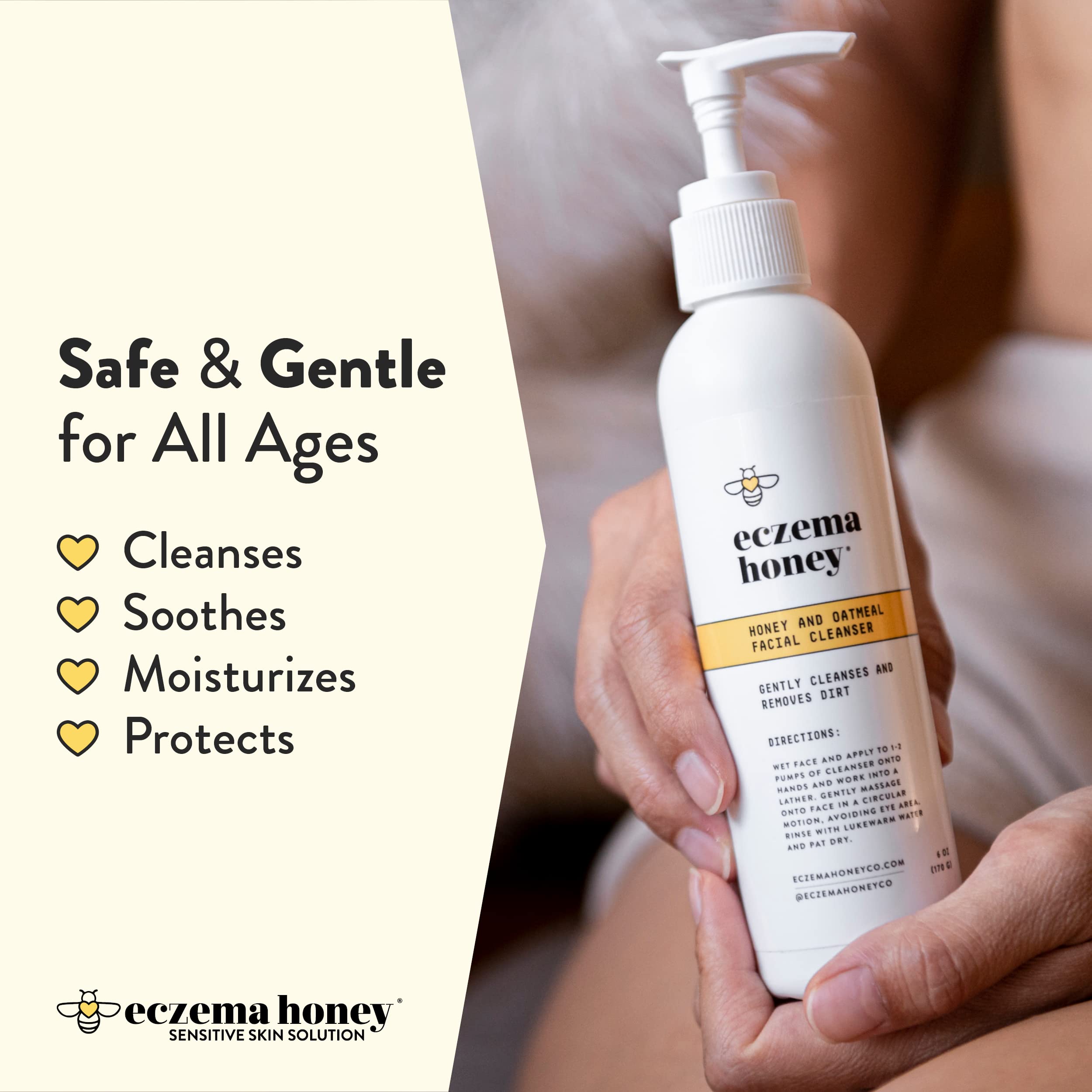 ECZEMA HONEY ingredientes avena: cuidado calmante para brotes.