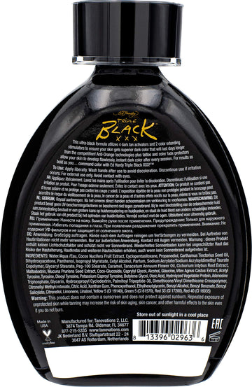 ED HARDY Black XXX loción, textura cremosa para una aplicación suave.