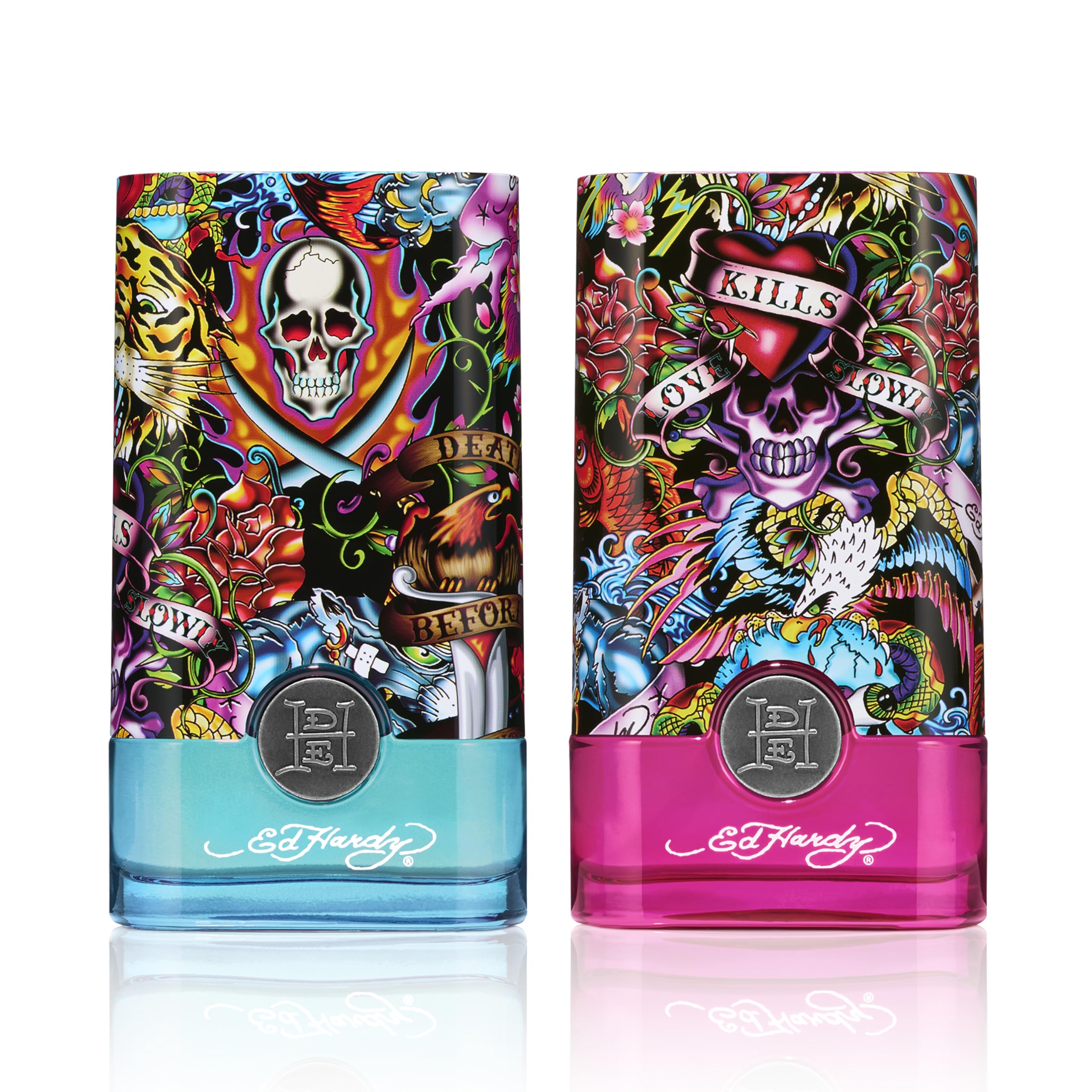 ED HARDY Corazones y Dagas, aplicación de colonia, sensación duradera.