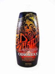 Ed Hardy Obnoxious Extreme Bronceador Cosquilleo, botella para bronceado intenso y hidratación de la piel